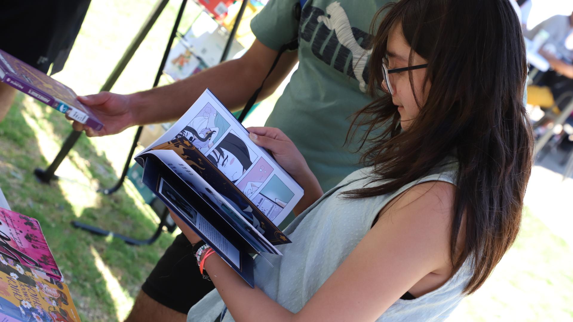 Biblioteca en movimiento por playas y ferias