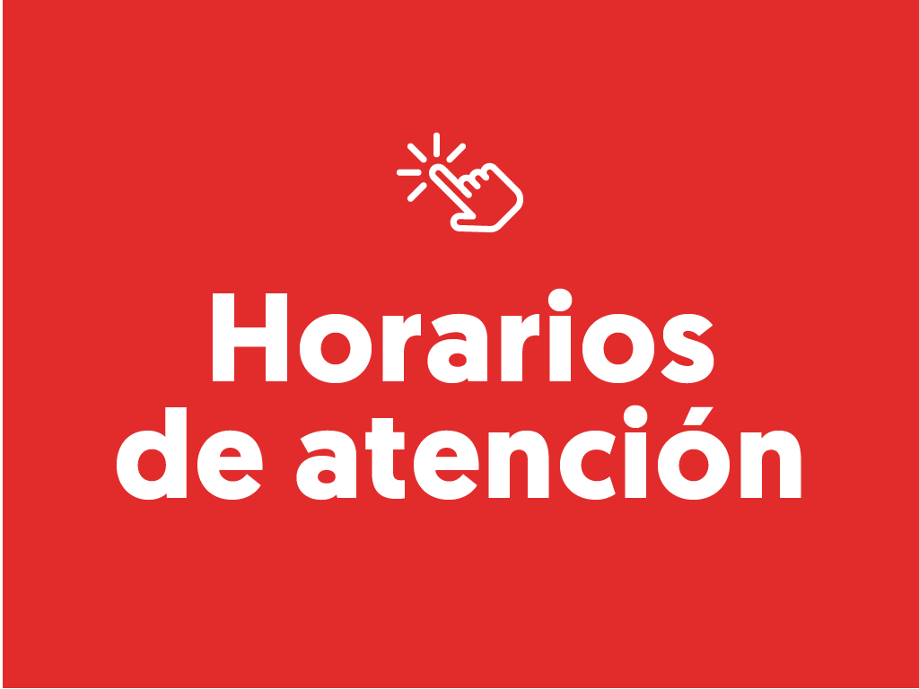 Conoce nuestros horarios de atención aquí. 