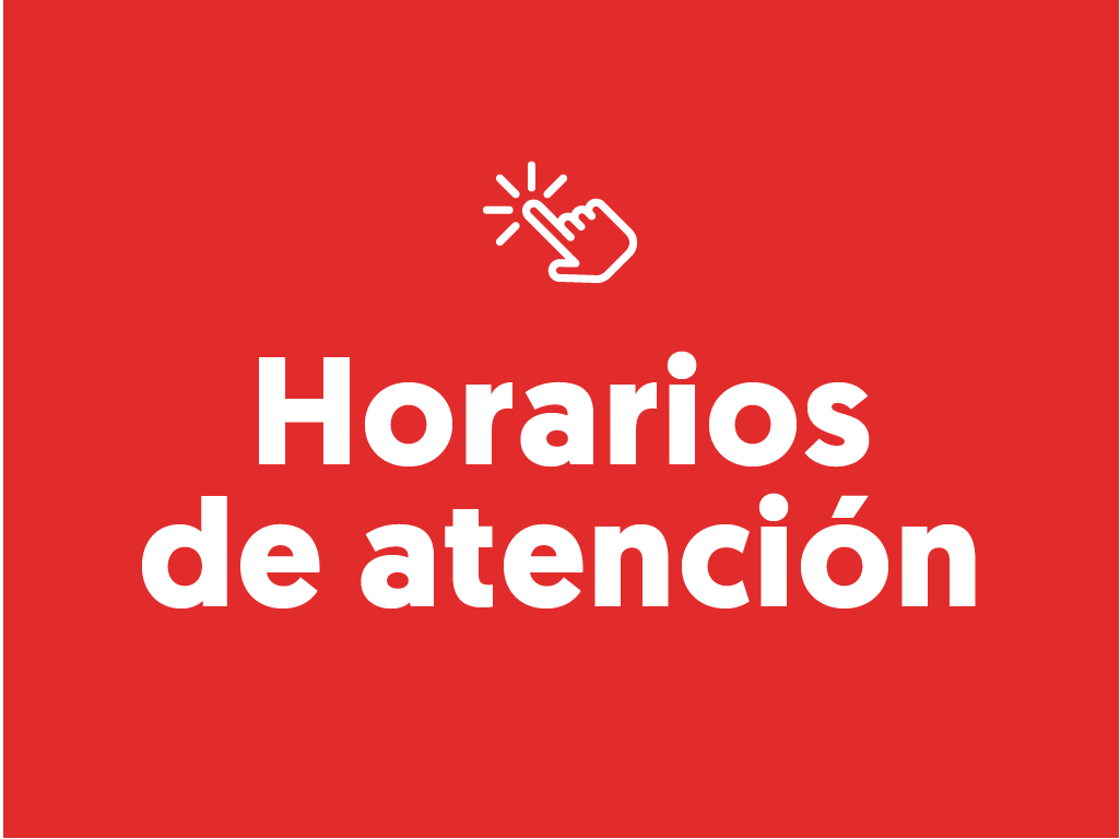 Conoce nuestros horarios de atención
