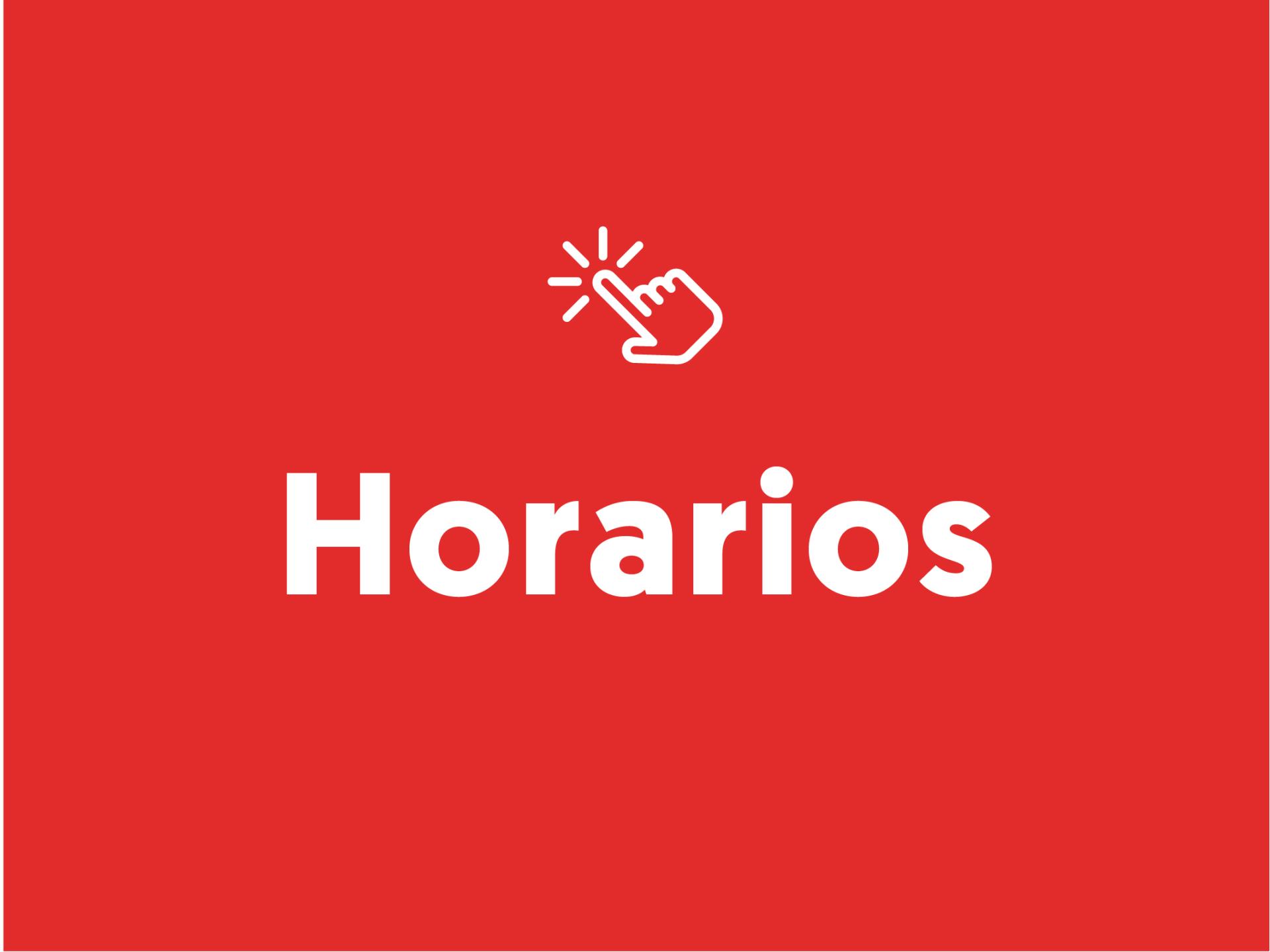 Horarios de atención